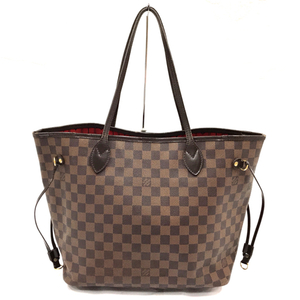 ルイヴィトン N51105 ダミエ ネヴァーフルMM トートバッグ 肩掛け ブランドバッグ ブラウン系 LOUISVUITTON QR012-45