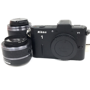 1円 Nikon 1 V1 1 NIKKOR 10-30mm 1:3.5-5.6 VR 30-110mm 1:3.8-5.6 VR ミラーレス一眼 デジタルカメラ