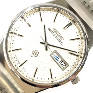 セイコー グランドクォーツ デイデイト クォーツ 腕時計 シルバーカラー 9943-8020 メンズ 未稼働品 QR012-352