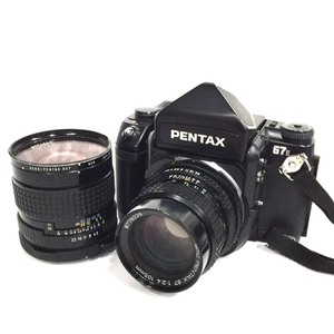 1円 PENTAX 67II SMC PENTAX 67 1:2.4 105mm 中判カメラ フィルムカメラ マニュアルフォーカス