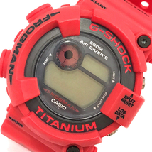 カシオ Gショック フロッグマン クォーツ 腕時計 メンズ 未稼働品 レッド DW-8200 ファッション小物 CASIO QR012-154_画像1