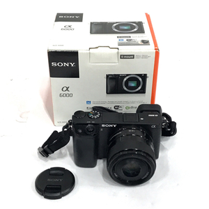 1円 SONY a6000 ILCE-6000 E 1.8/35 ミラーレス一眼 デジタルカメラ