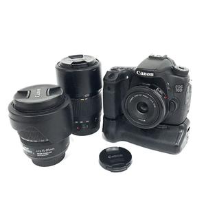 1円 CANON EOS 70D EF 40mm 1:2.8 STM EF-S 15-85mm 1:3.5-5.6 IS USM デジタル一眼レフ デジタルカメラ C182305