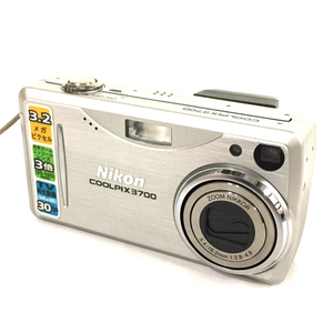 Nikon COOLPIX 3700 5.4-16.2mm 1:2.8-4.9 コンパクトデジタルカメラ QR012-84