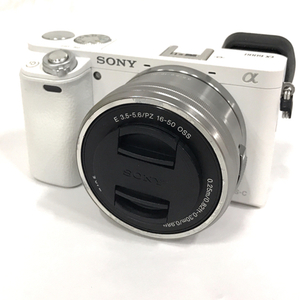 1円 SONY a6000 ILCE-6000 E 3.5-5.6/PZ 16-50 OSS ミラーレス一眼 カメラ レンズ ソニー C212042