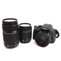 1円 Canon EOS Kiss X7 EF 50mm 1:1.8 STM EF-S 18-55mm 1:3.5-5.6 IS STM 含む デジタル一眼レフカメラ C161436_画像1