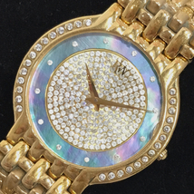 レイモンドウェイル 腕時計 シェル×ストーン文字盤 4802−3 ゴールドカラー金具 クォーツ メンズ RAYMOND WEIL_画像1