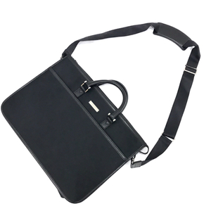 バーバリー 2way ショルダーバッグ ハンドバッグ ビジネスバッグ 鞄 メンズ ブラック系 BURBERRY QR013-26