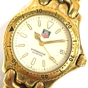 タグホイヤー プロフェッショナル デイト クォーツ 腕時計 ボーイズサイズ 純正ブレス ファッション小物 TAG Heuer