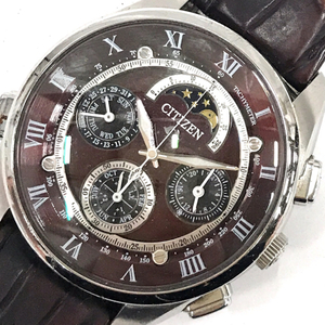 シチズン カンパノラ グランドコンプリケーション クォーツ クロノグラフ 腕時計 6772-T007902 メンズ CITIZEN
