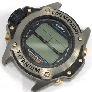カシオ ログメモリー デジタル クォーツ 腕時計 フェイスのみ 未稼働品 ジャンク品 メンズ DEP-700 CASIO