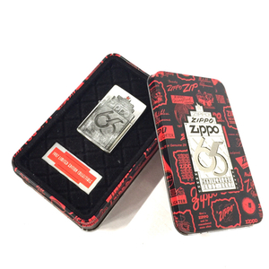 1円 ジッポー オイルライター 喫煙具 65周年記念 1932-1997 Limited Edition 約5.5×3.8cm 缶ケース付き ZIPPO