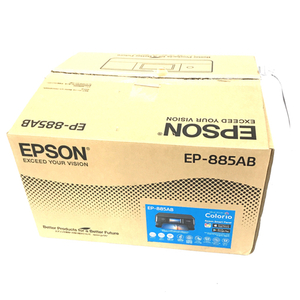 1円 新品同様 EPSON EP-885AB A4 インクジェット複合機 プリンター 未使用