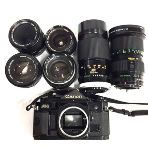 CANON A-1 FD 50mm 1:3.5 S.S.C. 100mm 1:2.8 S.S.C. 含む 一眼レフ フィルムカメラ レンズ まとめ セット