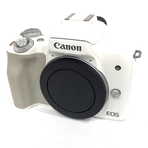 1円 CANON EOS Kiss M ミラーレス一眼 デジタルカメラ ボディ 本体 C311141