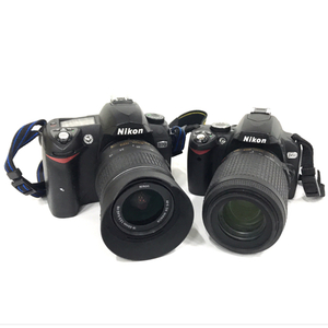 1円 Nikon D70 D60 AF-S DX NIKKOR 18-55mm 1:3.5-5.6G VR 含む デジタル一眼レフカメラ レンズ セット A10208