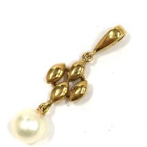 ミキモト K18 パール ネックレストップ ペンダントトップ 1.4g レディース アクセサリー ジュエリー MIKIMOTO_画像1