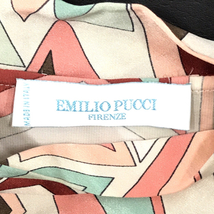 送料360円 エミリオプッチ サイズ 40 プッチ柄 シルク チュニック レディース トップス EMILIO PUCCI 同梱NG_画像6