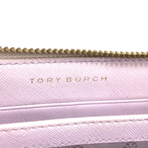 トリーバーチ 長財布 ロングウォレット ラウンドジップ レディース パステルパープル系 保存箱付き TORY BURCH_画像6