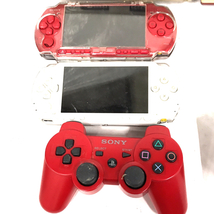 SONY SCPH-5500 初代PS PSP-1000 PSP-3000 任天堂 SHVC-001 ファミコン 本体 含む ゲーム機 まとめ セット_画像5