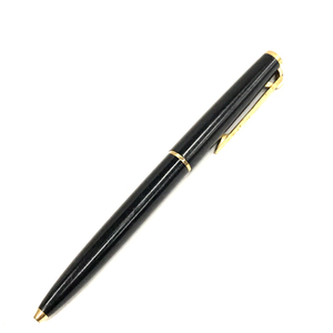 送料360円 モンブラン 380 レバー式 ボールペン インクなし 全長約12.8cm 黒×ゴールドカラー MONTBLANC 同梱NG