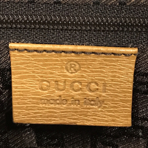 グッチ ジャッキー ショルダーバッグ レザー キャメル レディース キャメル ワンショルダー肩掛け GUCCI 保存袋付_画像8