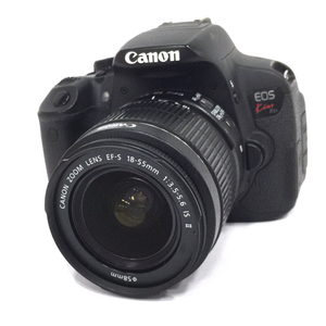 1円 CANON Kiss X6i EF-S 18-55mm 1:3.5-5.6 IS II デジタル一眼レフ デジタルカメラ ボディ C041640