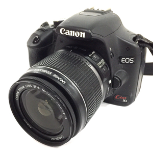 1円 CANON EOS Kiss X3 EF-S 18-55mm 1:3.5-5.6 IS デジタル一眼レフ デジタルカメラ C080948