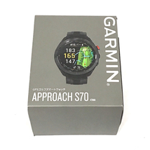 1円 GARMIN ガーミン Approach S70 47㎜ ブラック スマートウォッチ 本体 アプローチウォッチ ゴルフGPSウォッチ_画像10