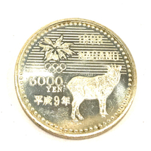 長野冬季 オリンピック 記念硬貨楯 記念硬貨 5000円 500円 1998年2（平成10年）2月 保存箱付き 計3点 セット_画像6