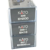 KATO 3045 EH200 3037-1 EH500 3次形 3005-1 EH10 電気機関車 鉄道模型 Nゲージ 保存ケース付き 3点セット QR021-91_画像5