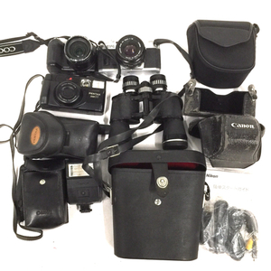 Canon AV-1/PENTAX ZOOM90/Nikon COOLPIX L110/REGIA 14×35 等 含む カメラ 双眼鏡 パーツ まとめ