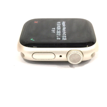 1円 Apple Watch Series7 41mm GPSモデル A2473 スターライト スマートウォッチ 本体_画像2