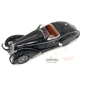 FRANKLIN MINT PRECISION MODELS 1937 ALFA ROMEO 2900B 限定 ミニカー ブラック ホビー おもちゃ パーツ欠品有り