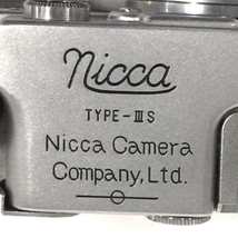 1円 Nicca TYPE-IIIS NIKKOR-Q・C 1:3.5 5cm 50mm レンジファインダー フィルムカメラ マニュアルフォーカス_画像7