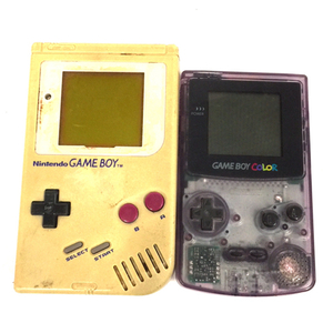 Nintendo DMG-01 初代 ゲームボーイ CGB-001 ゲームボーイカラー セット QR021-149