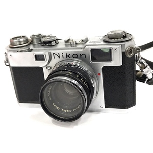 1円 Nikon S2 NIKKOR-H・C 1:2 5cm 50mm レンジファインダー フィルムカメラ マニュアルフォーカス