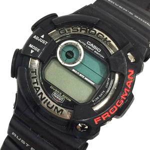 1円 カシオ 腕時計 G-SHOCK DW-9900 FROGMAN ラウンド デジタル DIVER'S 200m クォーツ メンズ 純正ベルト 黒 CASIO