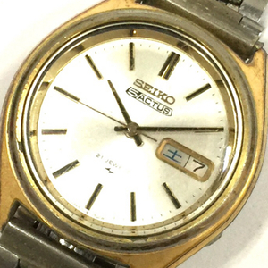 セイコー 5 アクタス デイデイト 自動巻き オートマチック 腕時計 7019-7060 メンズ シルバーカラー文字盤 SEIKO