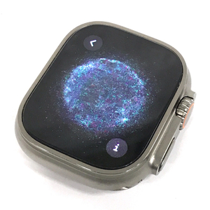 Apple Watch Ultra GPS+Cellular модель 49mm A2684 MNHJ3J/A зеленый Alpine смарт-часы корпус ограничение использования 0