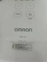 オムロン 体重体組成計 体重計 OMRON HBF-214-W 白 /B-2_画像2