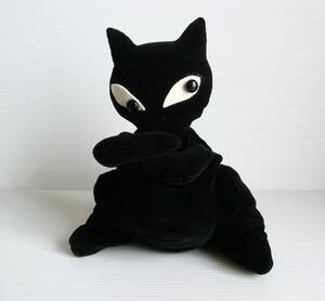Wachifield 猫のダヤン 黒×ぬいぐるみバッグ◇わちふぃーるど◇中古◇レトロ