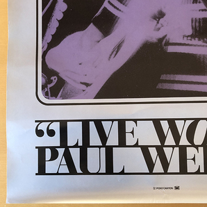 ポール・ウェラー／B2ポスター Paul Weller LIVE WOODの画像3