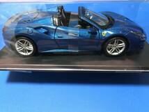 FERRARI OFFICIAL 488Spider・2015 1/24 ダイキャストカー　burago製F-20　_画像4