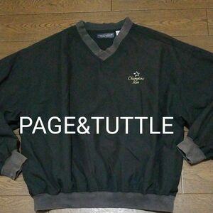 PAGE&TUTTLE スニードジャック　ピステ　ゴルフウェア　濃い茶系　XL