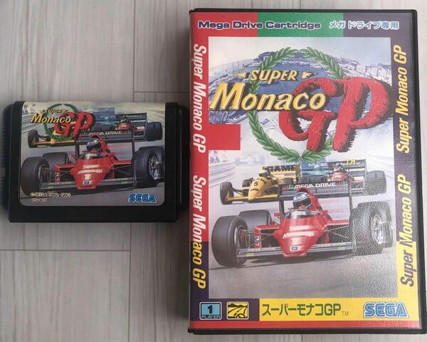 【中古品】メガドライブ　スーパーモナコGP 説明書なし