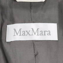 MaxMara/マックスマーラ レディース テーラードジャケット 長袖 シングル ノーベント IJ44 USA10 F42 グレー系 [NEW]★61AE08_画像8