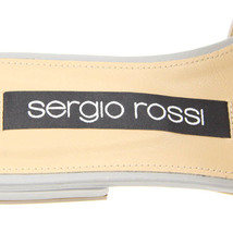 【未使用・定価10.4万】Sergio Rossi/セルジオロッシ SR1-SANDALS ミュール 靴 フラットサンダル 34 1/2 グレー[NEW]★62AB52_画像7