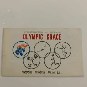 船舶　絵葉書　進水記念　OLYMPIC GRACE