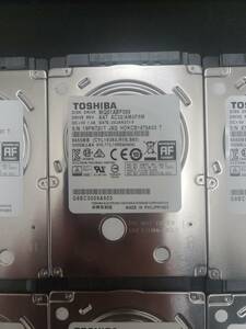 動作確認 2.5インチ ノートパソコン用 TOSHIBA HDD 500GB 10点セット　中古品